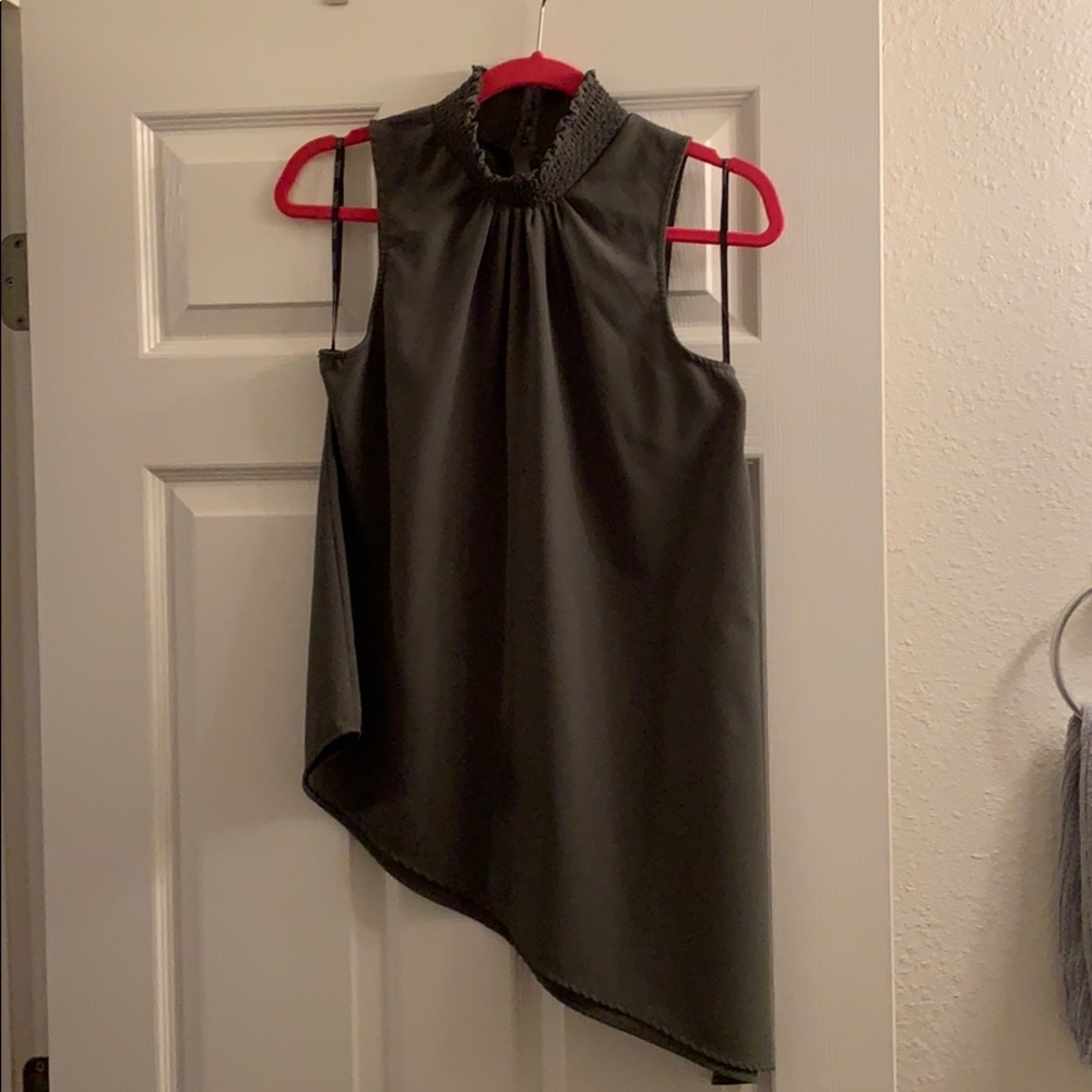 XOXO Olive sleeveless top
